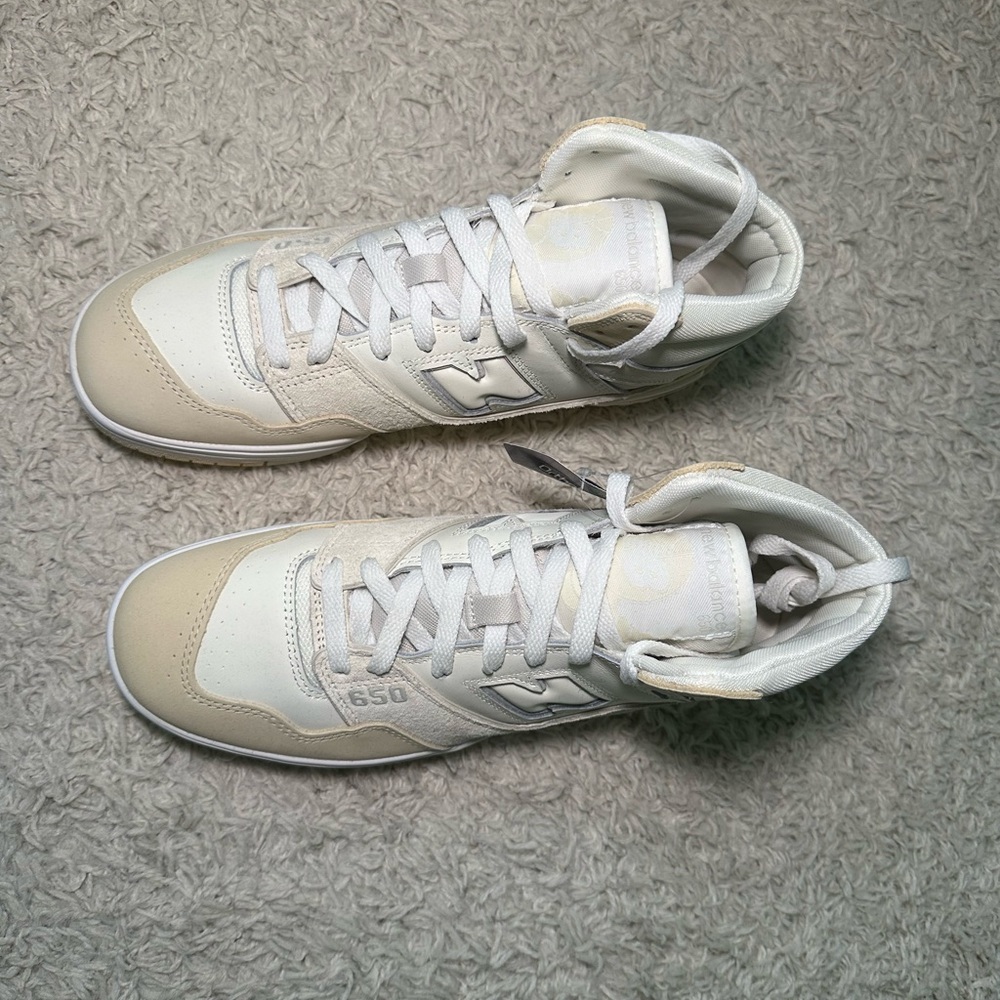 New Balance 650R Cream and White - Picture 2 of 7
